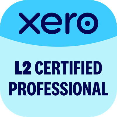 Xero Level 2 Certified Professional partner badge